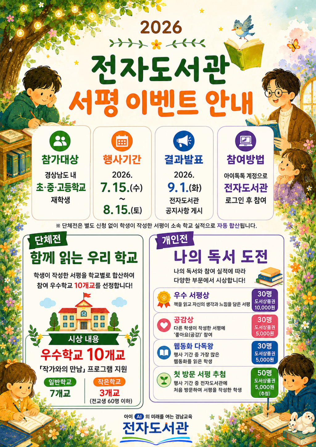 (통영여자중학교-8756 (첨부) 경상남도교육청 창의인재과) 서평 이벤트 홍보포스터(고용량).png